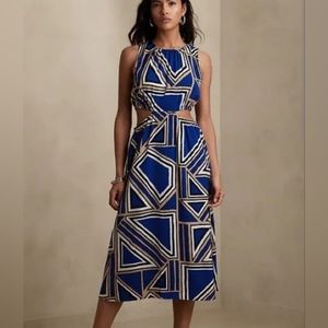 Banana Republic cutout midi dress